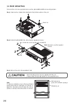 Preview for 26 page of Toa MX-6224D Operating Instructions Manual