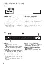 Preview for 6 page of Toa N-8010RS Installation Manual