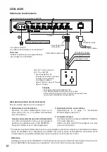 Preview for 12 page of Toa N-8010RS Installation Manual