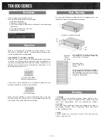 Preview for 4 page of Toa P-924A Operating Instructions Manual