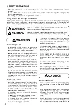 Preview for 2 page of Toa PA-3640VB Operating Instructions Manual