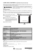 Preview for 8 page of Toa PA-3640VB Operating Instructions Manual