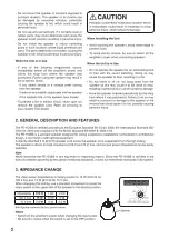 Предварительный просмотр 2 страницы Toa PE-154BS Instruction Manual