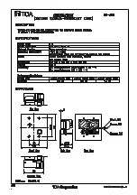 Предварительный просмотр 1 страницы Toa RS-160 Specifications