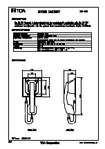 Toa RS-191 Specifications preview