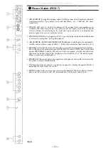 Preview for 15 page of Toa RX-7-164 Operating Instructions Manual