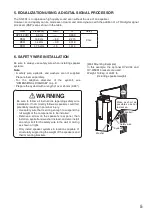 Предварительный просмотр 5 страницы Toa SR-F04 Instruction Manual