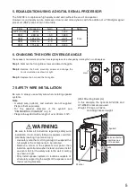 Preview for 5 page of Toa SR-F08 Instruction Manual