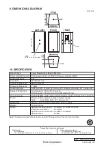 Preview for 8 page of Toa SR-F08 Instruction Manual