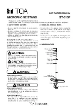 Preview for 1 page of Toa ST-310F Instruction Manual