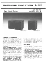 Toa SW-46W-UL2 Instruction Manual preview