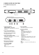 Предварительный просмотр 4 страницы Toa SX-2000CI Operating Instructions Manual