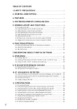 Preview for 2 page of Toa TS-802 Operating Instructions Manual