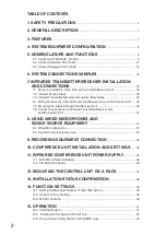 Preview for 2 page of Toa TS-820 Series Instruction Manual