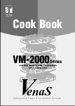 Preview for 1 page of Toa Venas VM-2000 Series Cookbook