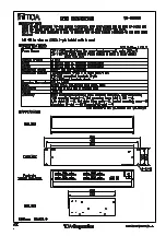 Toa VS-900SC Specifications предпросмотр