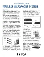 Toa WA-641C Specifications preview