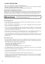 Preview for 2 page of Toa WA-Z100SD AS Instruction Manual