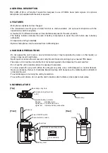 Preview for 2 page of Toa WM-2100 Operating Instructions