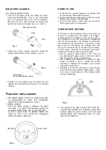 Предварительный просмотр 2 страницы Toa WM-290 Operating Instructions