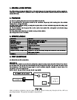 Предварительный просмотр 2 страницы Toa WM-3210 Operating Instructions