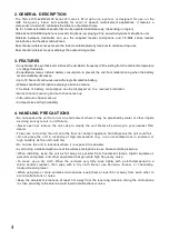 Preview for 4 page of Toa WM-422 Operating Instructions Manual