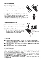 Предварительный просмотр 3 страницы Toa WM-5220 Instruction Manual