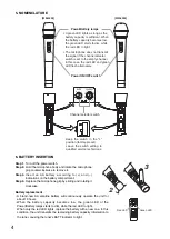 Preview for 4 page of Toa WM-5225 Instruction Manual