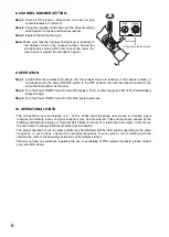 Предварительный просмотр 6 страницы Toa WM-5225 Instruction Manual