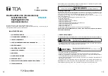 Предварительный просмотр 7 страницы Toa WM-5325 Operating Instructions Manual