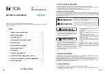 Предварительный просмотр 15 страницы Toa WM-5325 Operating Instructions Manual