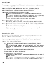 Preview for 20 page of Toa WT-D5800 EC4 Instruction Manual