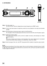 Preview for 24 page of Toa WT-D5800 EC4 Instruction Manual