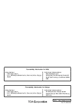 Preview for 40 page of Toa WT-D5800 EC4 Instruction Manual