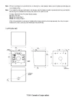 Preview for 2 page of Toa YC-531HSW-AM Installation Manual