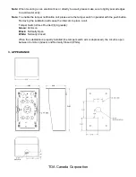 Preview for 3 page of Toa YC-832HSW AM Installation Manual