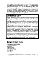 Preview for 7 page of Toastess Delfino DLFC-381 Instruction Booklet