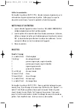 Предварительный просмотр 6 страницы Toastess Elegance TFP-15 Instruction Booklet