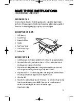 Preview for 3 page of Toastess ELEGANCE TSG-380 Instruction Booklet