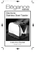 Preview for 9 page of Toastess Elegance TT-270C Instruction Booklet