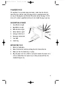 Preview for 11 page of Toastess Elegance TT-270C Instruction Booklet