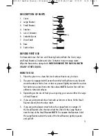 Preview for 3 page of Toastess TCJ346 Instruction Booklet