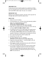 Preview for 3 page of Toastess TCP709 Instruction Booklet