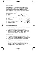 Preview for 3 page of Toastess TFP-11 Instruction Booklet