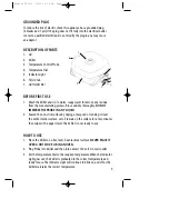 Preview for 12 page of Toastess TFP-11 Instruction Booklet