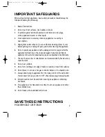 Preview for 6 page of Toastess THP-10 Instruction Booklet