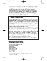 Preview for 6 page of Toastess TJK-471 Instruction Booklet