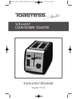 Toastess TT-513 Instruction Booklet preview