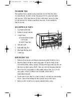 Предварительный просмотр 3 страницы Toastess TTO-627 Instruction Booklet