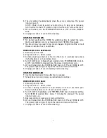 Preview for 7 page of Toastmaster 362B Use And Care Manual